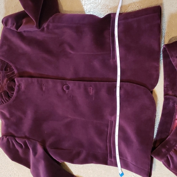 Vintage Sasson Velvet Jacket and Skirt Set, Sz 9/10 - Picture 10 of 16